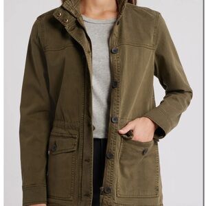 Lucky Brand Cotton Blend Utility Jacket